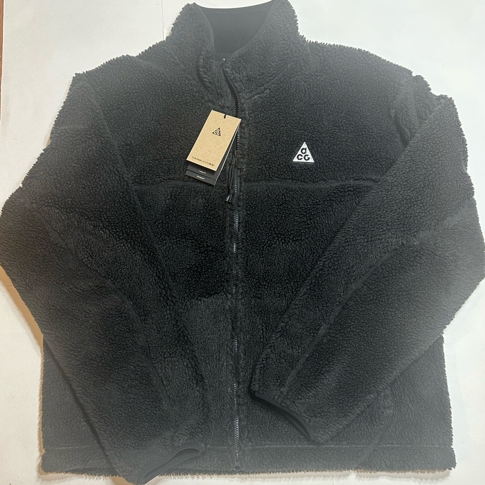 NWT Nike ACG Therma-Fit ADV Black Fleece Full Zip Jacket Men’s Large & XXL